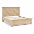 Letto matrimoniale in legno massello di quercia 200x160 cm